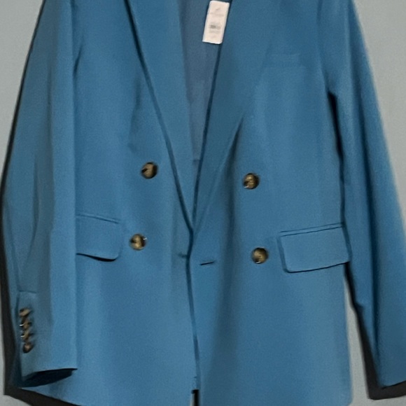SELLING ANN TAYLOR BLAZER for WOMEN SIZE 2 COLOR BLUE LONG SLEEVE BNWT - Picture 8 of 8